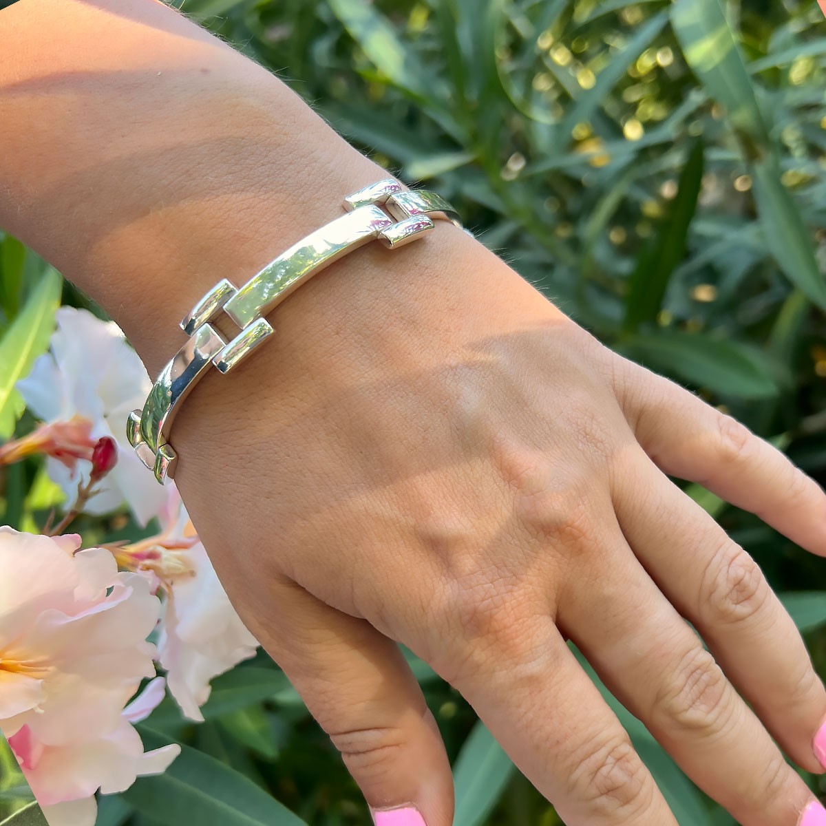Pulsera Unisex Italiana con Cinco Eslabones | Diseño y Calidad