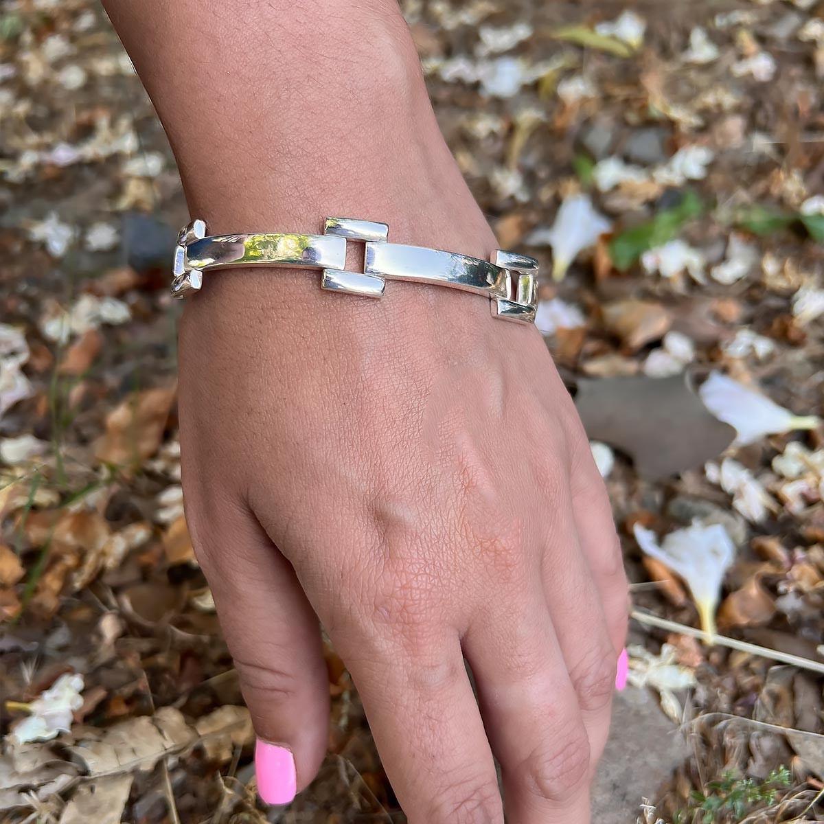 Pulsera Unisex Italiana con Cinco Eslabones | Diseño y Calidad