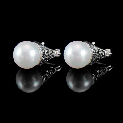 Pendientes Gota Perla | La joya de Plata