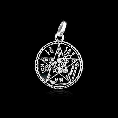 Colgante Tetragramatón Amuleto de protección