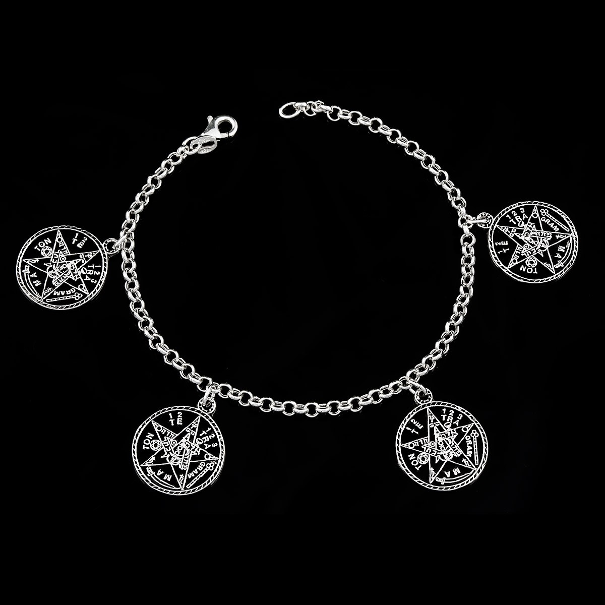 Pulsera Tetragrámaton plata de ley al mejor precio