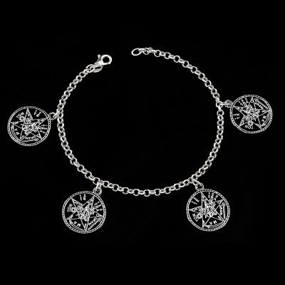 Pulsera Tetragrámaton plata de ley al mejor precio