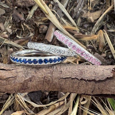 Anillo Circonitas en Plata de Ley | Joyería Elegante