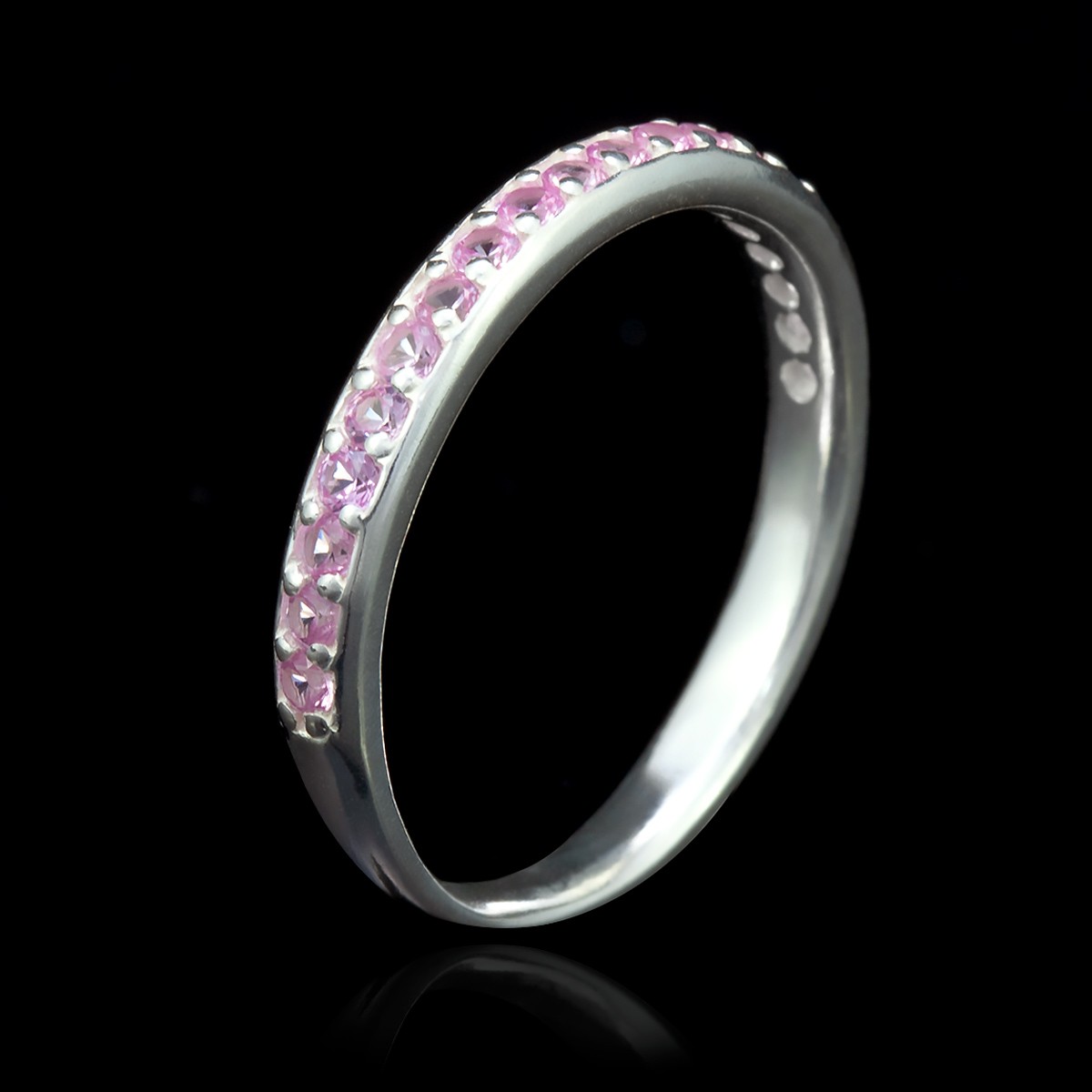 Anillo Circonitas en Plata de Ley | Joyería Elegante