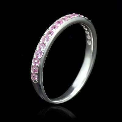Anillo Circonitas en Plata de Ley | Joyería Elegante