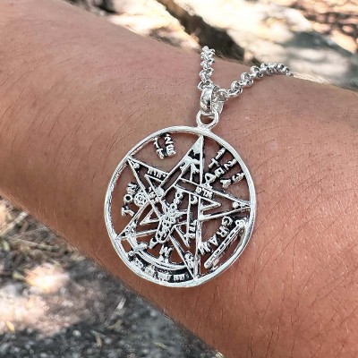 Colgante Tetragramatón Amuleto de protección