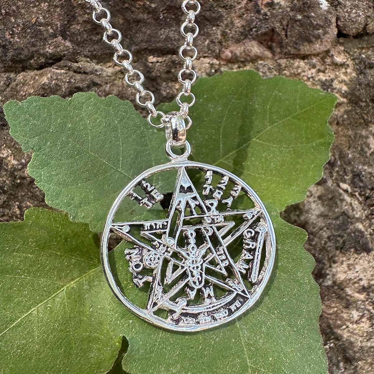 Colgante Tetragramatón Amuleto de protección