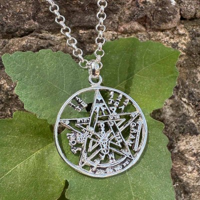 Colgante Tetragramatón Amuleto de protección