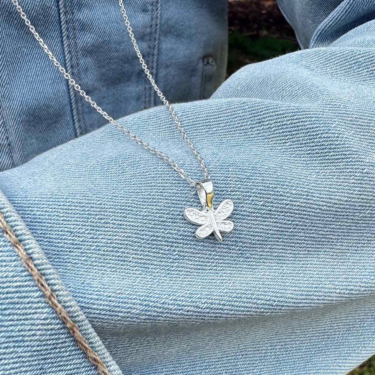 Colgante Libélula con Cadena | La Joya de Plata