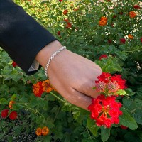 Pulsera Rolo de Plata de Ley 4mm | Joyería La Joya de Plata