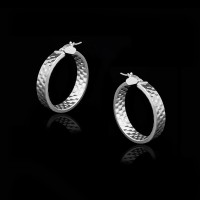 Pendientes de Aro con Textura de Adoquines | Joyas con personalidad