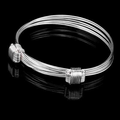 Pulsera Nudos de Plata de Ley 925 (7 Hilos) | Hecha en España