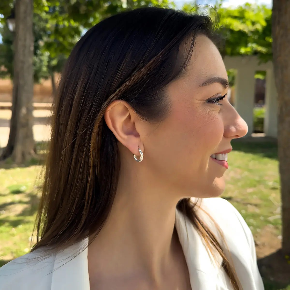 Aros Cactus en Plata de Ley | Joyería con diseño único