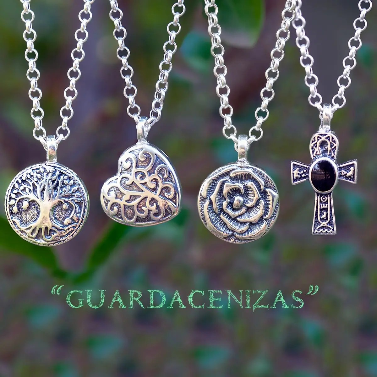 Guardapelos de Plata Rosa, joyería ancestral | La Joya de Plata