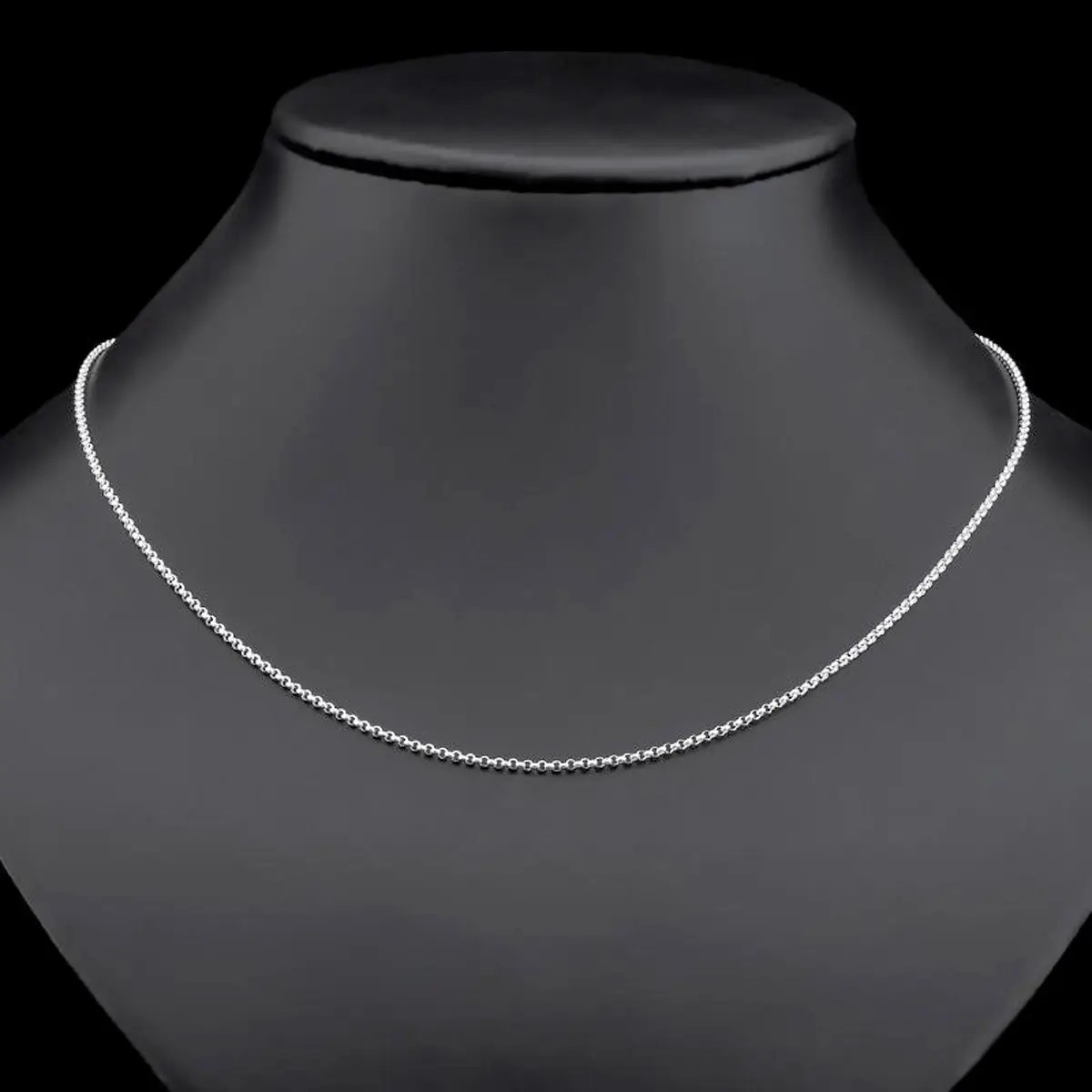 Cadena Rolo de Plata Fina 0.8mm | La Joya de Plata