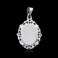 Colgante con Foto Grabada a color en Plata de Ley 925 | Regalo Ideal