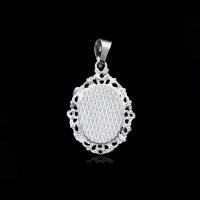Colgante con Foto Grabada a color en Plata de Ley 925 | Regalo Ideal