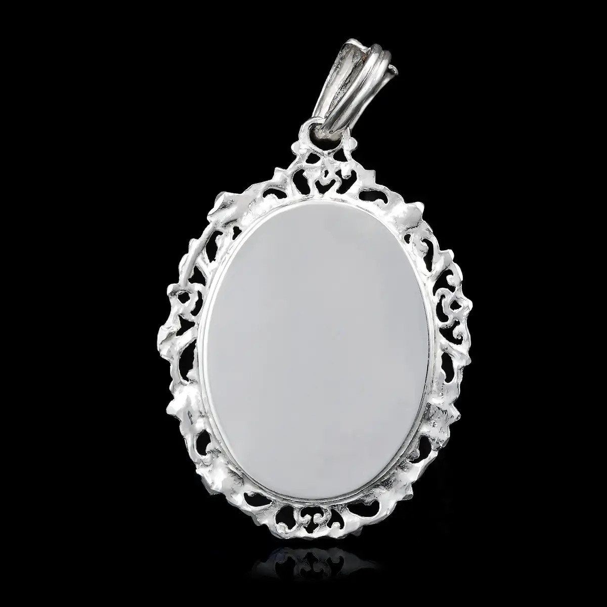 Colgante con Foto Grabada a color en Plata de Ley 925 | Regalo Ideal