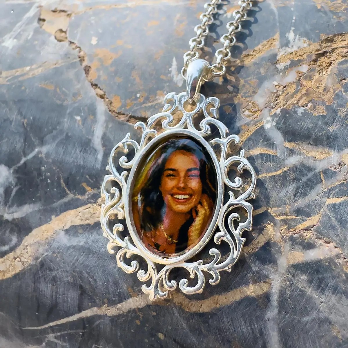 Colgante de Plata Personalizado con Fotoesmalte | La Joya de Plata